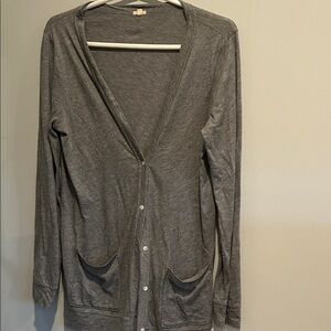 J. Crew Charcoal Women's Cardigan